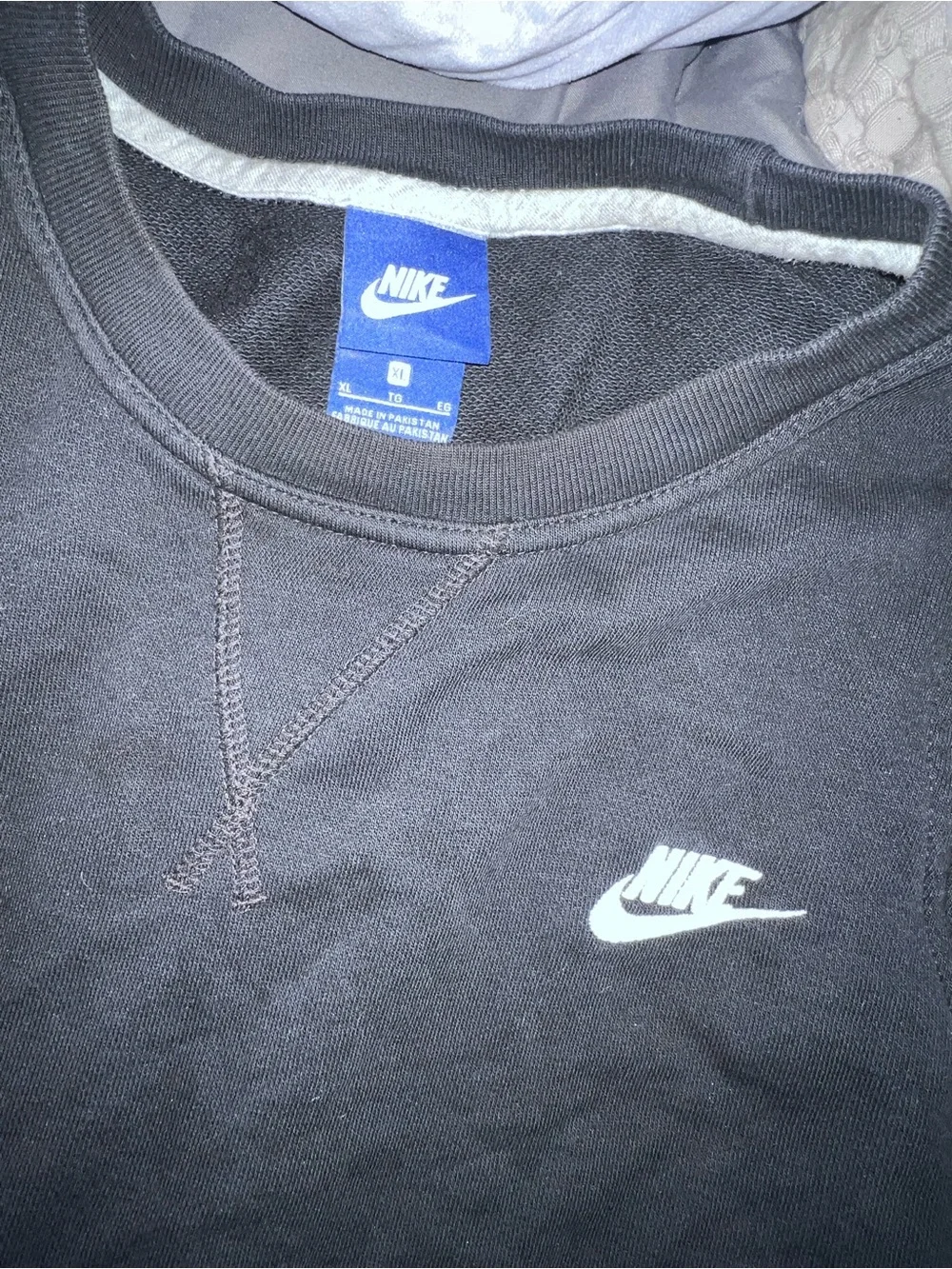 Nike Black dress Sleeveless Tank with White Swoosh